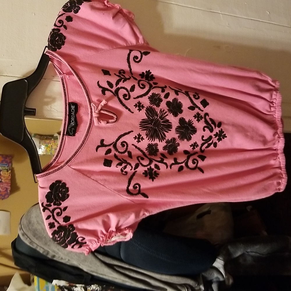 Pink blouse
